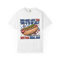 4th of July Hot Dog Graphic T-Shirt – "You Look Like the 4th of July" Patriotic BBQ Tee