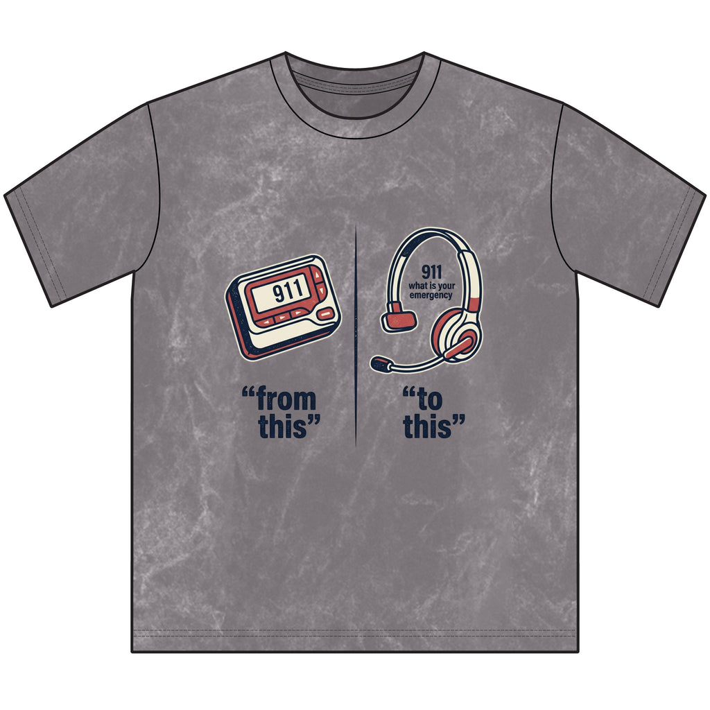 911 Dispatcher Retro Tee