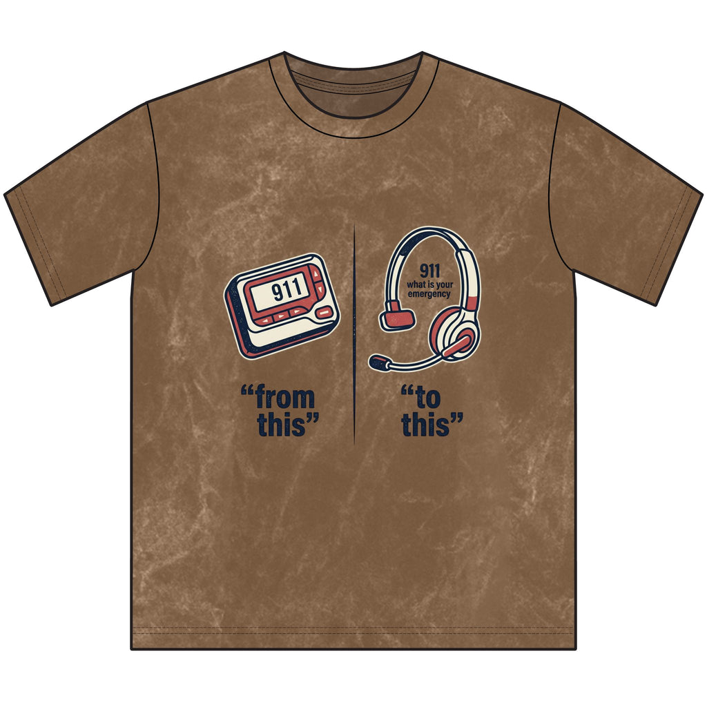 911 Dispatcher Retro Tee