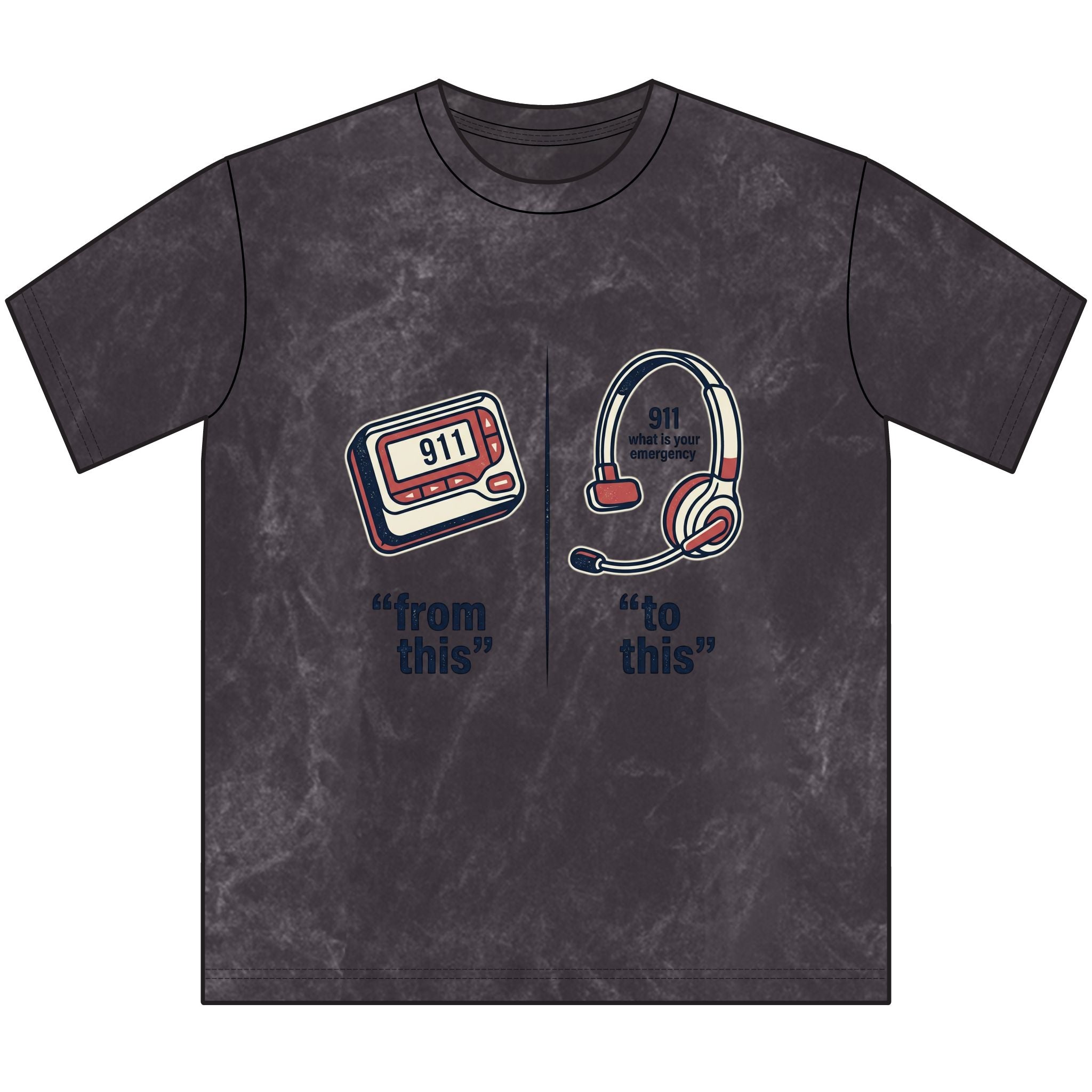 911 Dispatcher Retro Tee