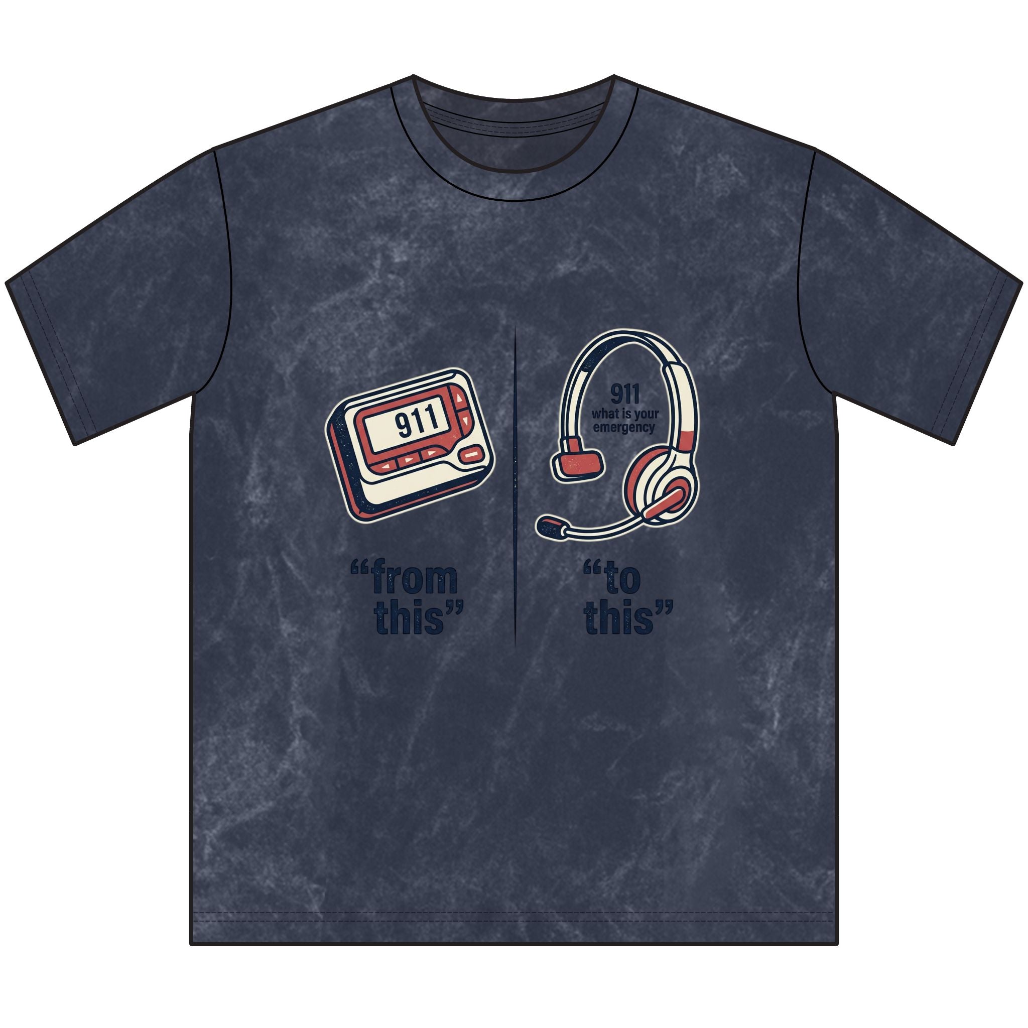 911 Dispatcher Retro Tee