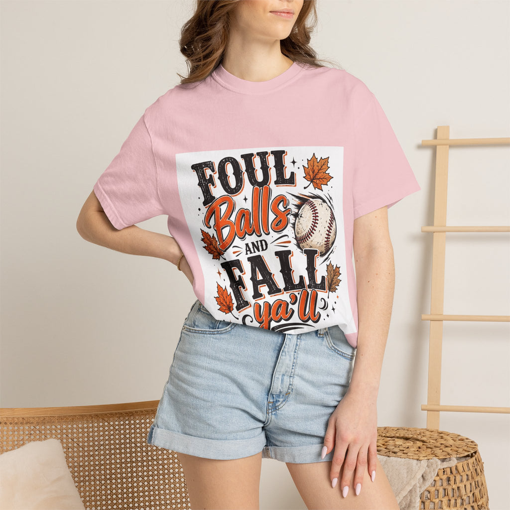 Foul Balls and Fall Y'all T-Shirt