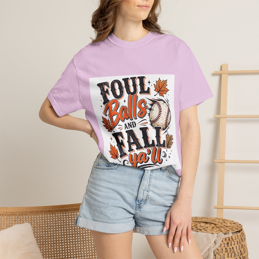 Foul Balls and Fall Y'all T-Shirt