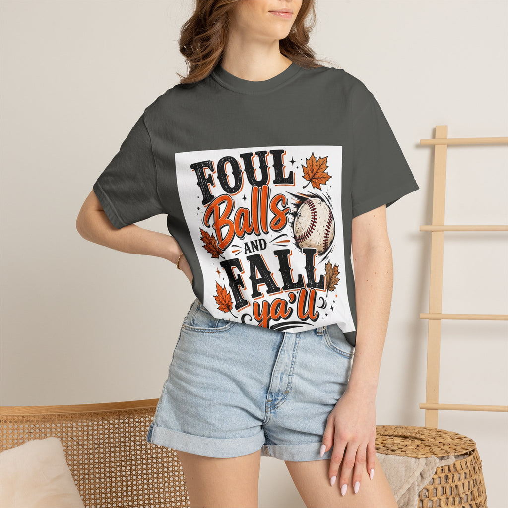 Foul Balls and Fall Y'all T-Shirt