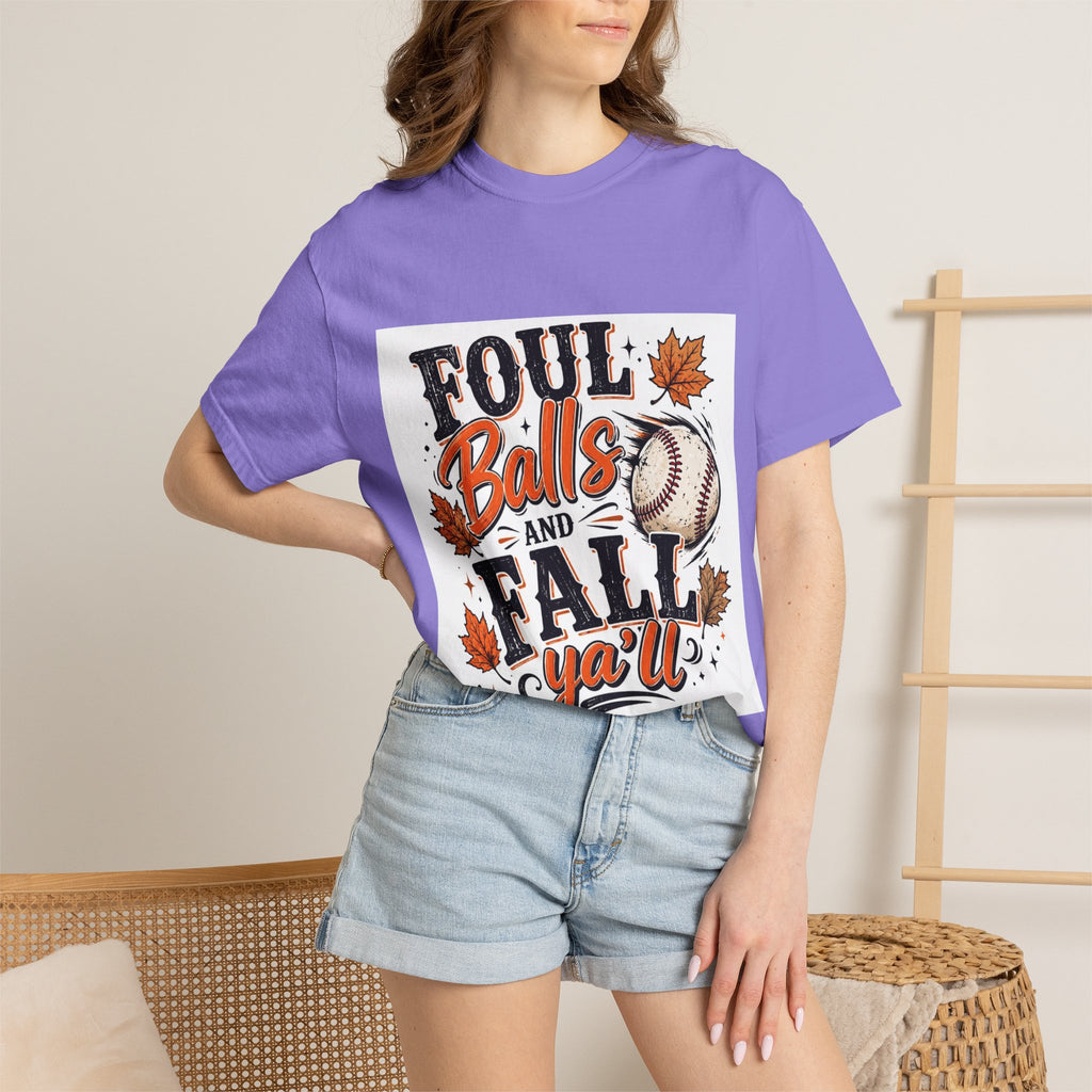 Foul Balls and Fall Y'all T-Shirt