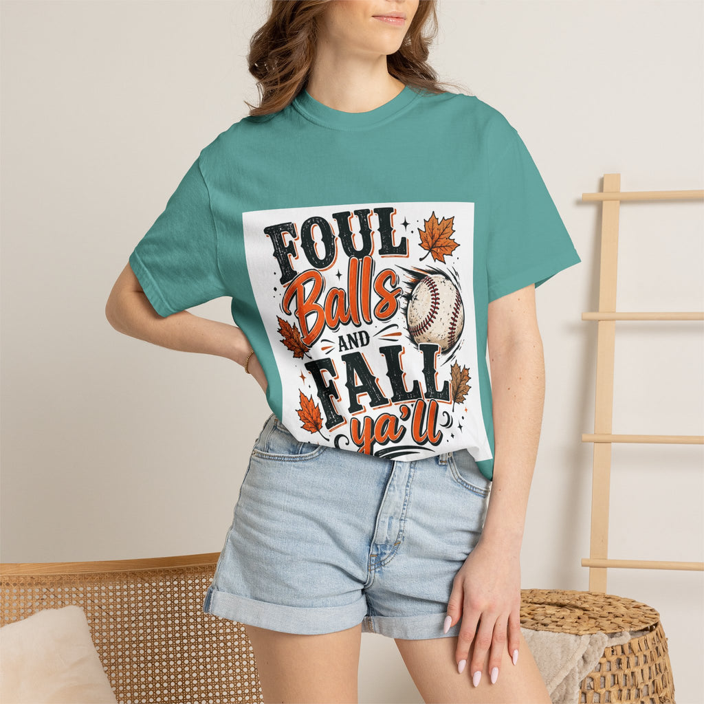 Foul Balls and Fall Y'all T-Shirt