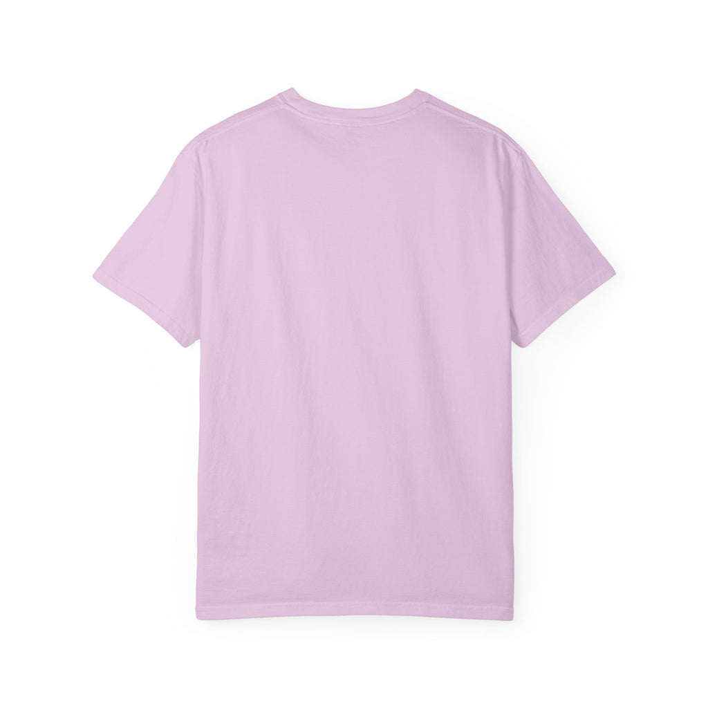 911 Dispatcher T‑Shirt — "Someone's Feral" Cute Pink Bunny Headset Design