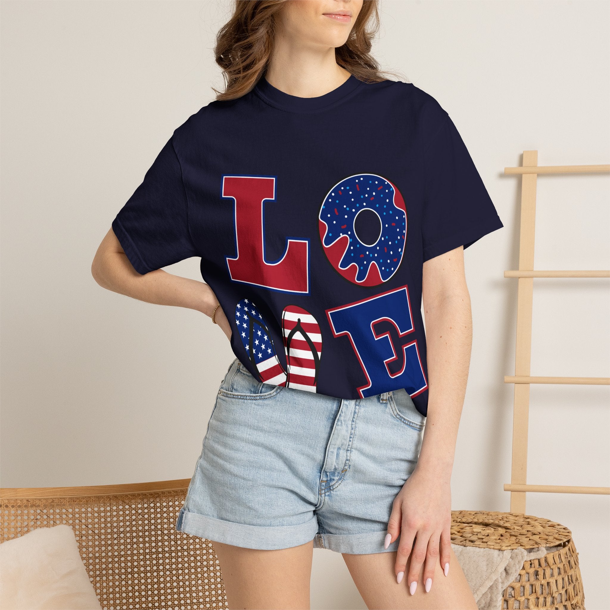 American Flag Donut