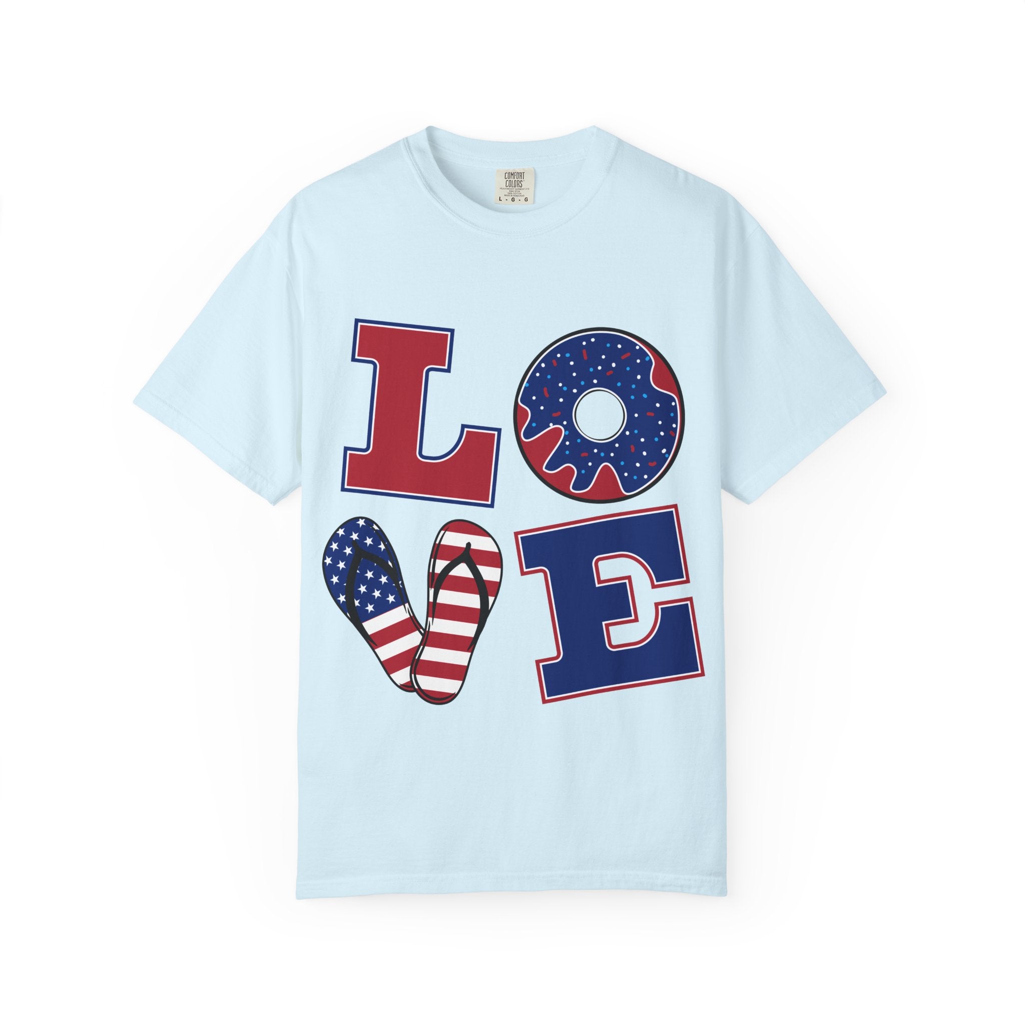American Flag Donut