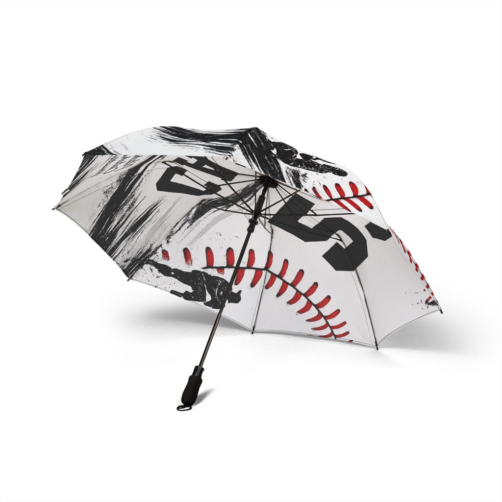 Baseball Foldable Umbrella — Semi-Automatic Sports Rain Shield