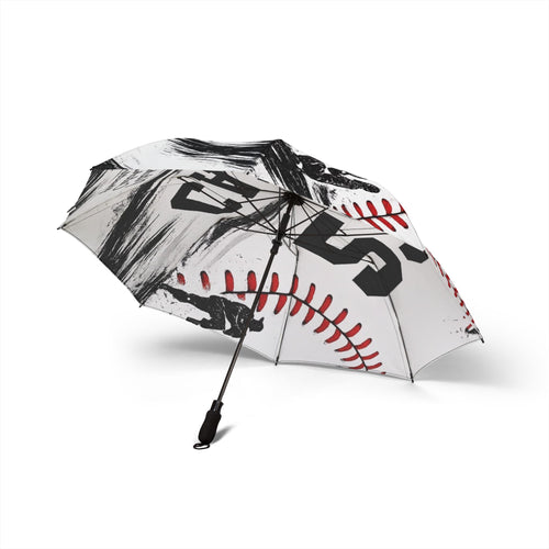 Baseball Foldable Umbrella — Semi-Automatic Sports Rain Shield