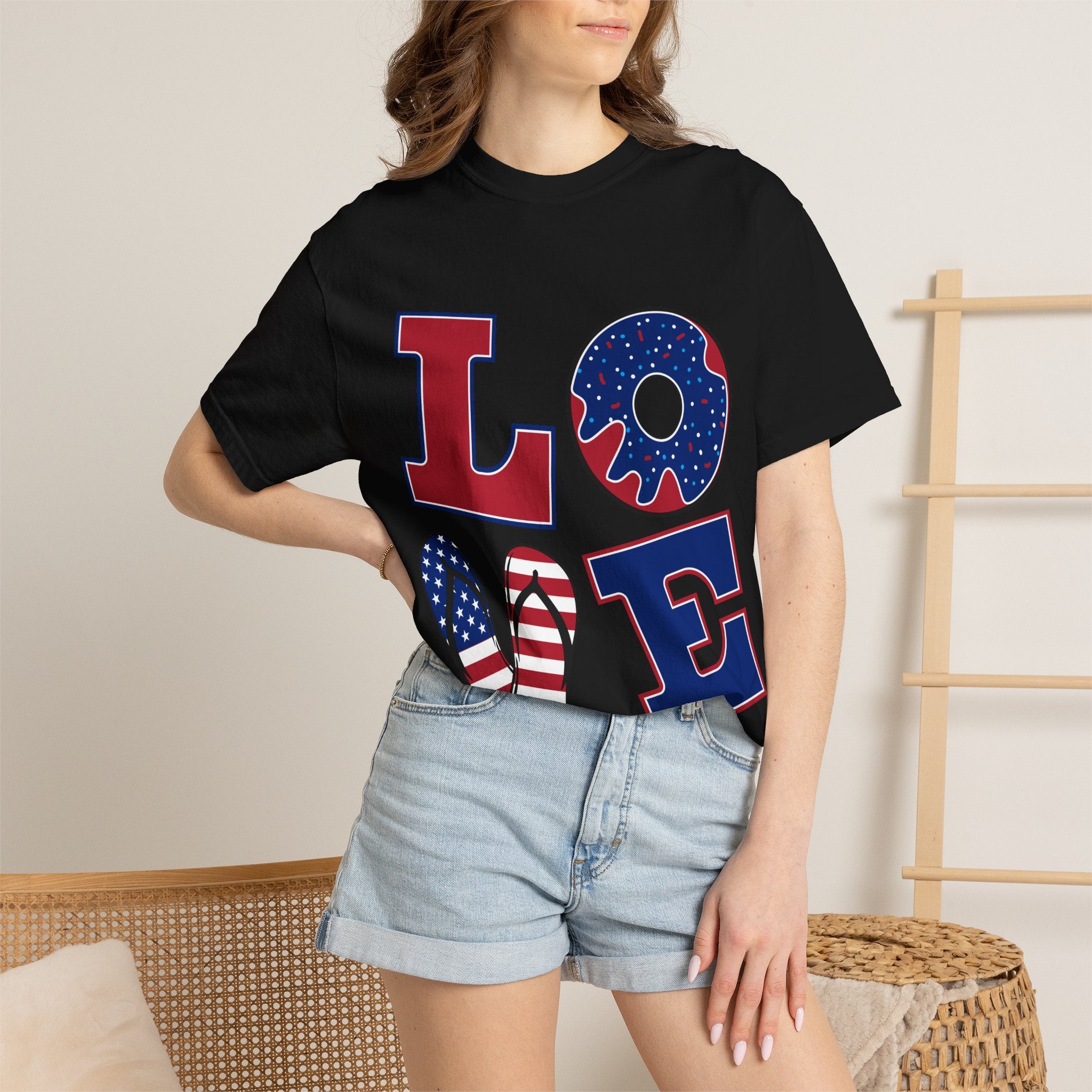 American Flag Donut